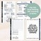 bloom daily planners 2026 Soft Cover Weekly & Monthly Planner, 4" x 6", Midnight Sky
